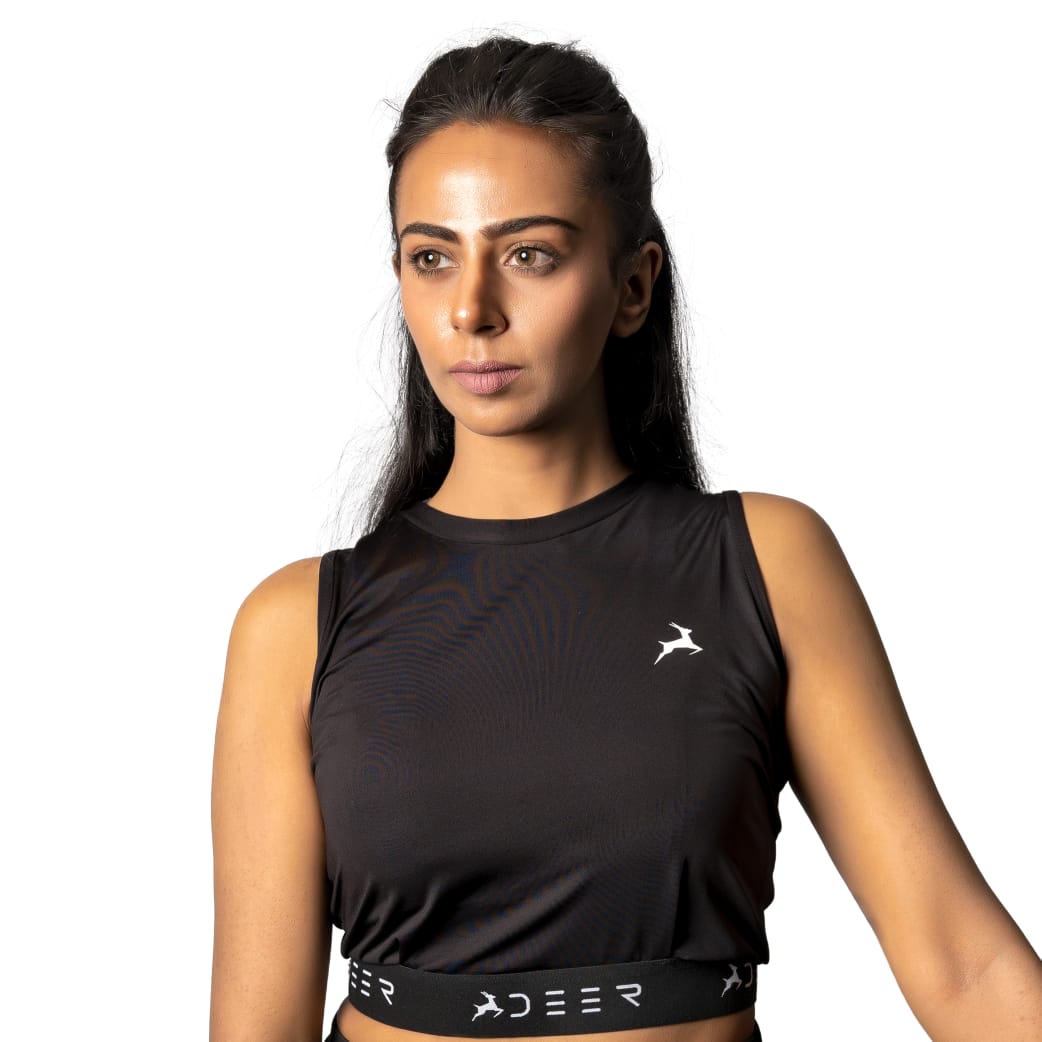 Crop Top & Gym Workout Shirts for Women's