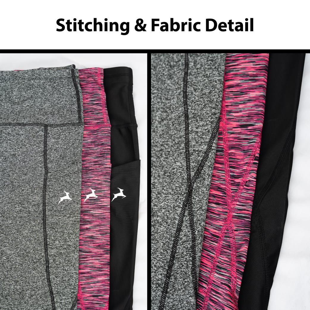 (Pack of 3) Fit Leggings for Women